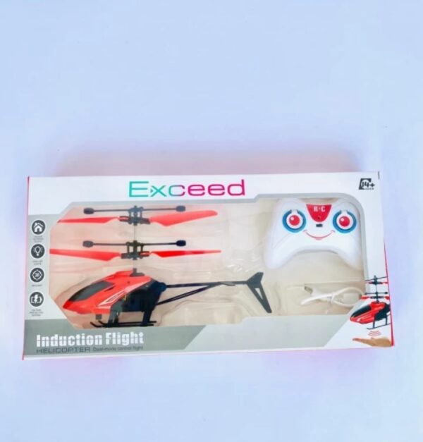 Flying Helicopter With Remote And Gravity Sensor  (Multicolor) - Image 2